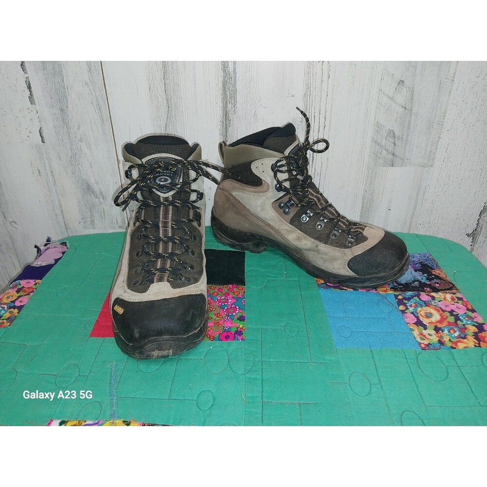 Asolo FSN 85 Mens 10.5 Brown Leather Mid Ankle Hiking Trail Boots